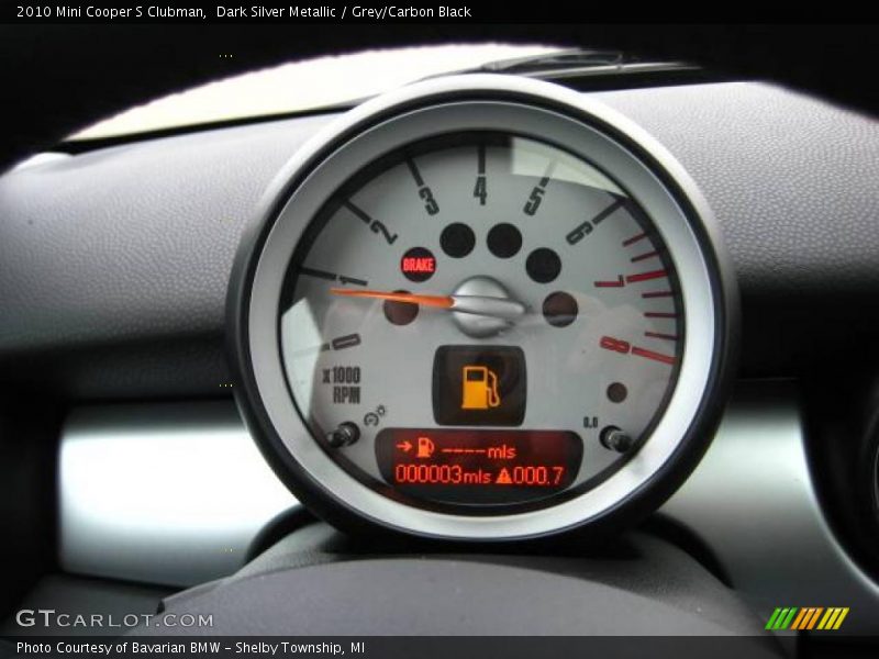 Dark Silver Metallic / Grey/Carbon Black 2010 Mini Cooper S Clubman