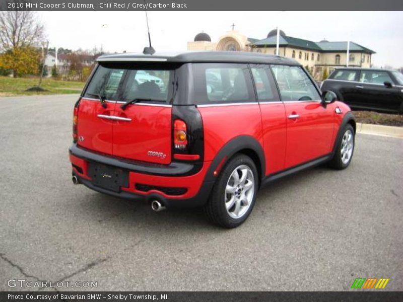 Chili Red / Grey/Carbon Black 2010 Mini Cooper S Clubman