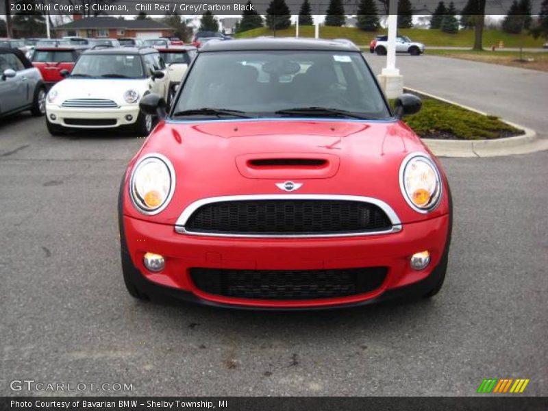Chili Red / Grey/Carbon Black 2010 Mini Cooper S Clubman
