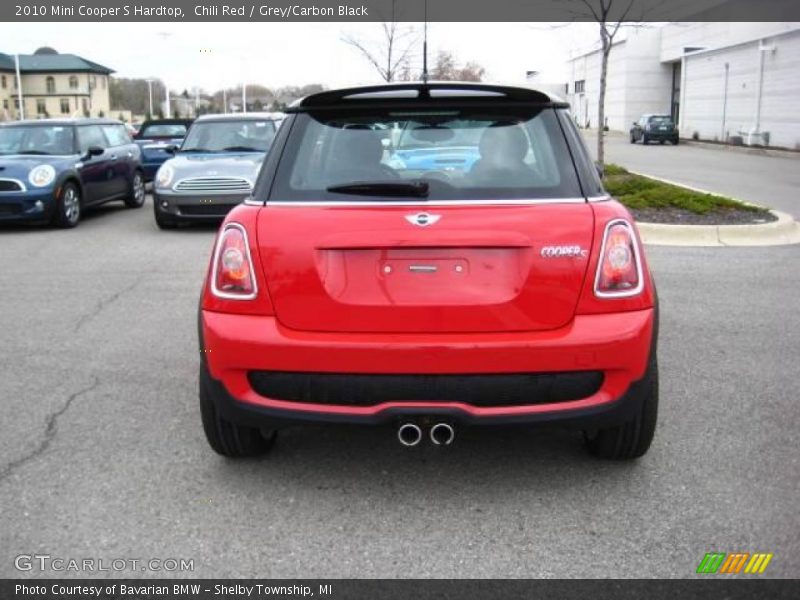 Chili Red / Grey/Carbon Black 2010 Mini Cooper S Hardtop
