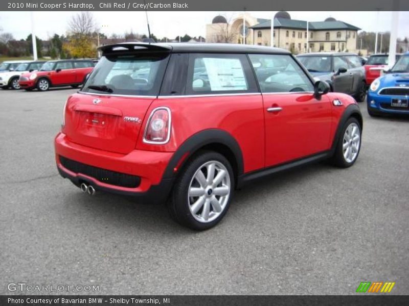 Chili Red / Grey/Carbon Black 2010 Mini Cooper S Hardtop