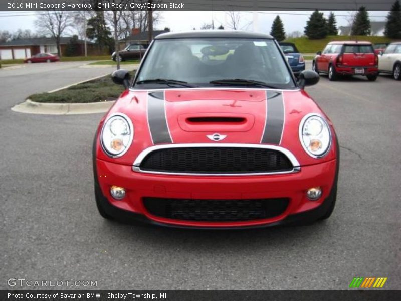 Chili Red / Grey/Carbon Black 2010 Mini Cooper S Hardtop
