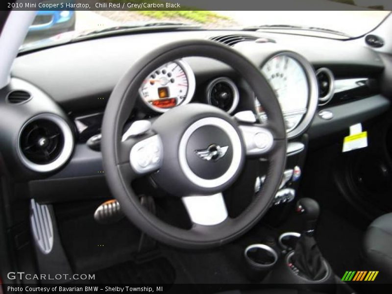 Chili Red / Grey/Carbon Black 2010 Mini Cooper S Hardtop