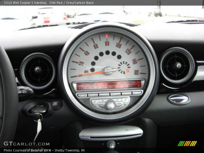 Chili Red / Grey/Carbon Black 2010 Mini Cooper S Hardtop