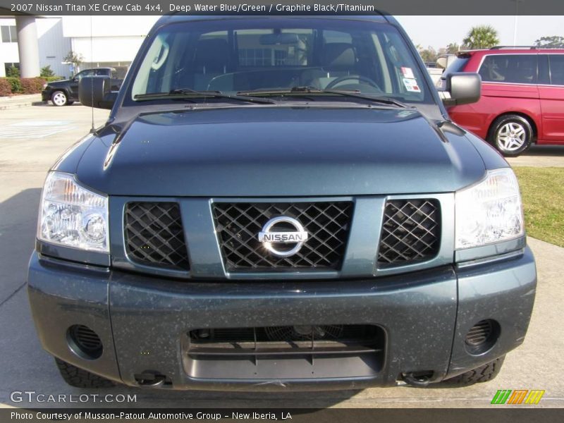 Deep Water Blue/Green / Graphite Black/Titanium 2007 Nissan Titan XE Crew Cab 4x4
