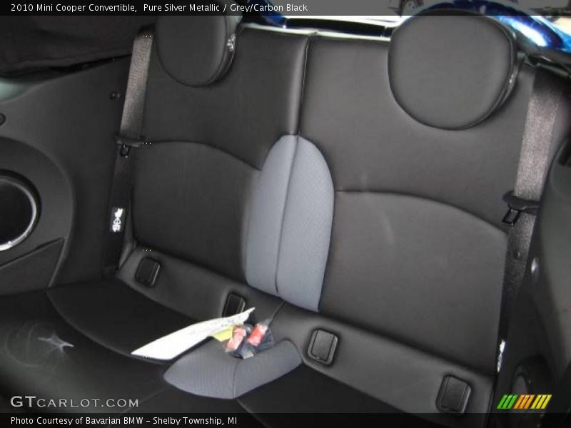 Pure Silver Metallic / Grey/Carbon Black 2010 Mini Cooper Convertible