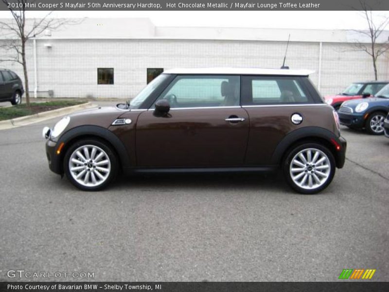 Hot Chocolate Metallic / Mayfair Lounge Toffee Leather 2010 Mini Cooper S Mayfair 50th Anniversary Hardtop