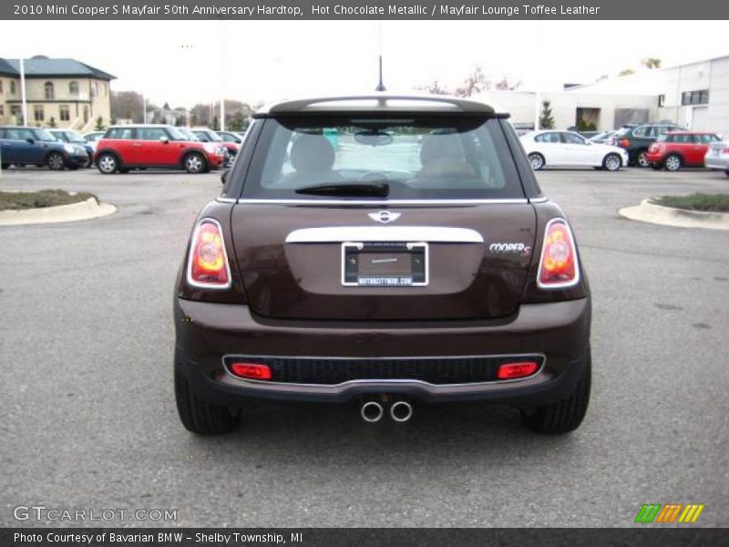 Hot Chocolate Metallic / Mayfair Lounge Toffee Leather 2010 Mini Cooper S Mayfair 50th Anniversary Hardtop