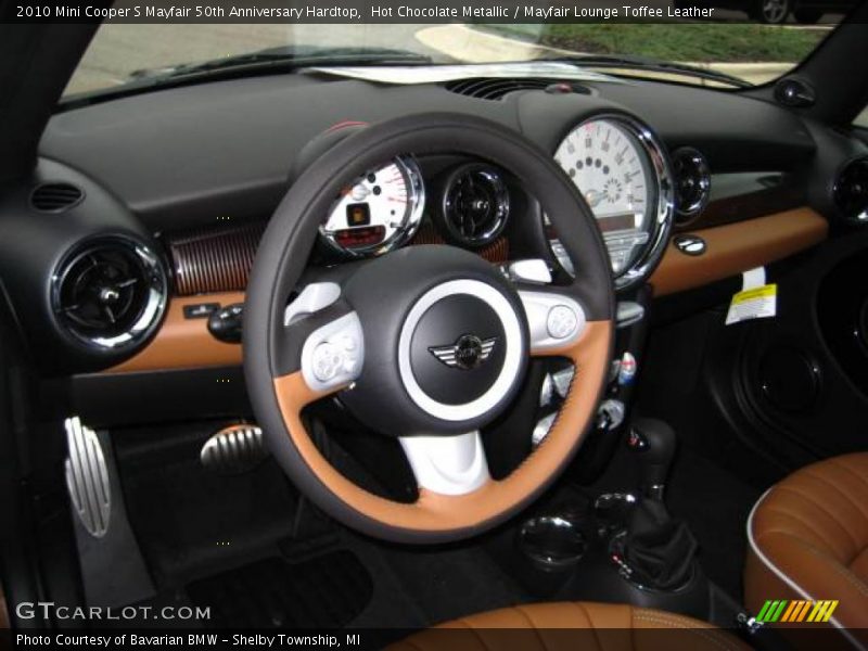 Hot Chocolate Metallic / Mayfair Lounge Toffee Leather 2010 Mini Cooper S Mayfair 50th Anniversary Hardtop