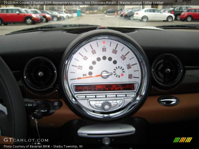 Hot Chocolate Metallic / Mayfair Lounge Toffee Leather 2010 Mini Cooper S Mayfair 50th Anniversary Hardtop