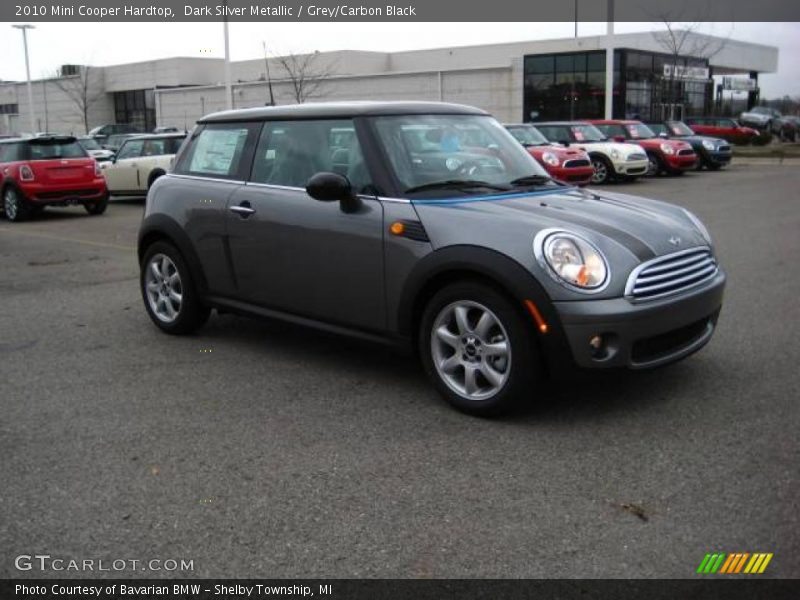 Dark Silver Metallic / Grey/Carbon Black 2010 Mini Cooper Hardtop