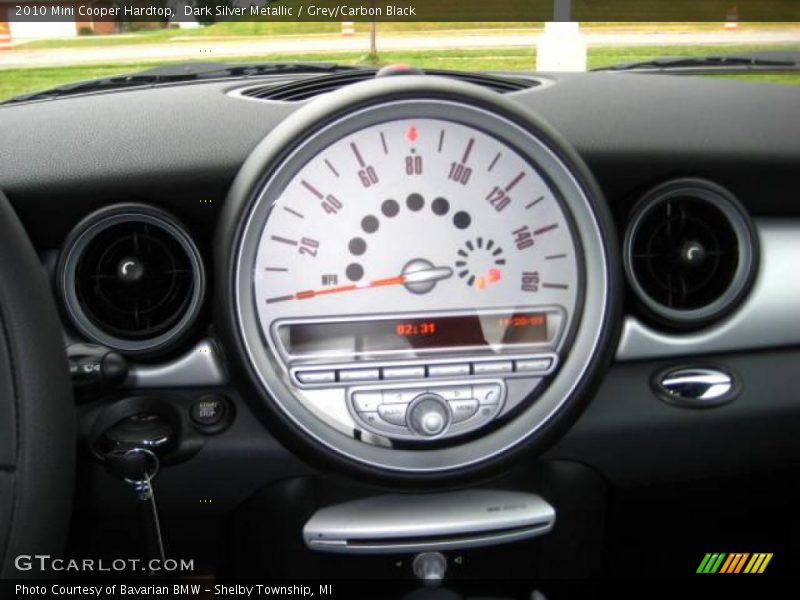 Dark Silver Metallic / Grey/Carbon Black 2010 Mini Cooper Hardtop