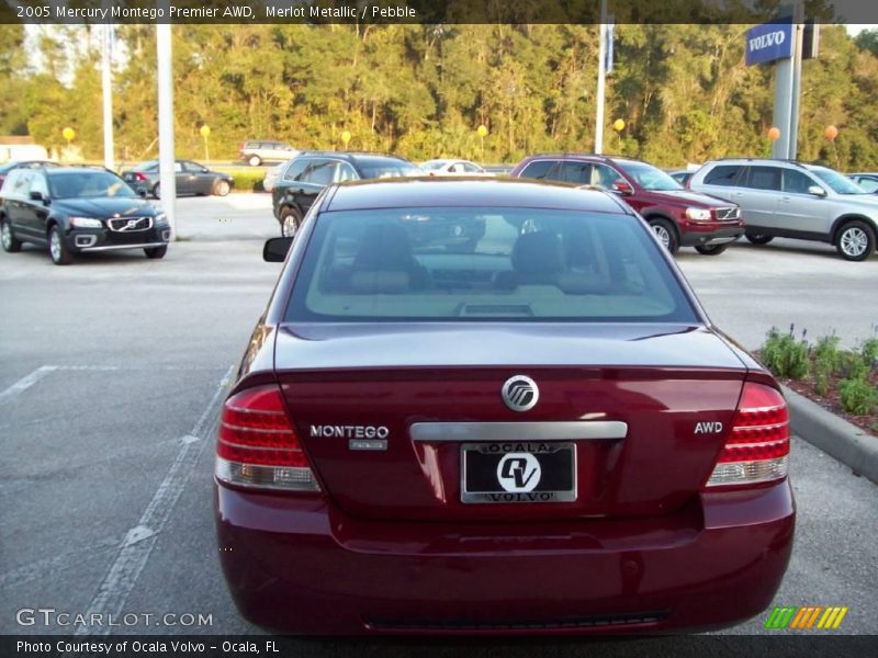 Merlot Metallic / Pebble 2005 Mercury Montego Premier AWD
