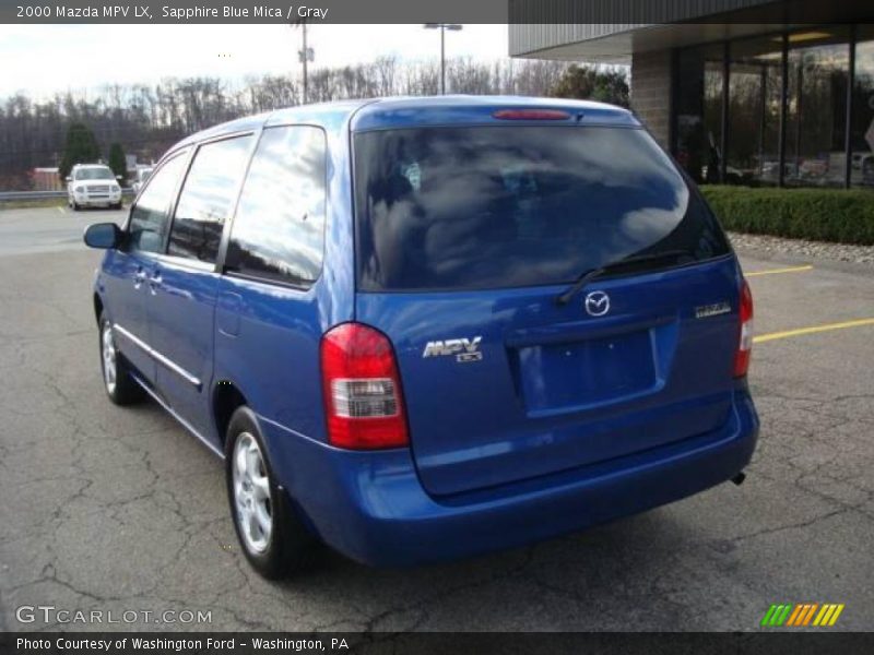 Sapphire Blue Mica / Gray 2000 Mazda MPV LX