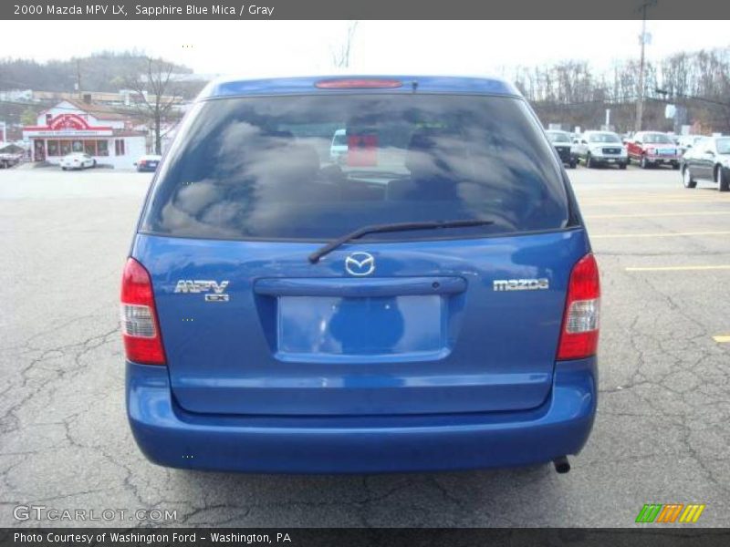 Sapphire Blue Mica / Gray 2000 Mazda MPV LX