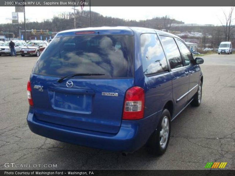 Sapphire Blue Mica / Gray 2000 Mazda MPV LX