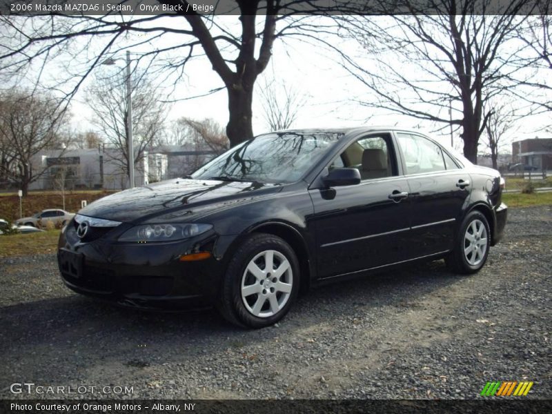 Onyx Black / Beige 2006 Mazda MAZDA6 i Sedan