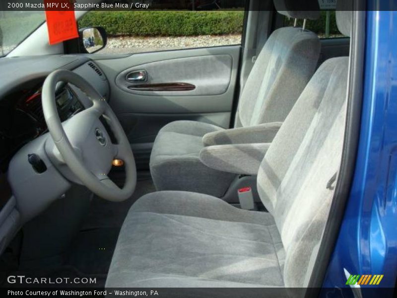 Sapphire Blue Mica / Gray 2000 Mazda MPV LX