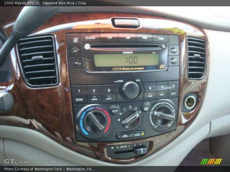 Sapphire Blue Mica / Gray 2000 Mazda MPV LX