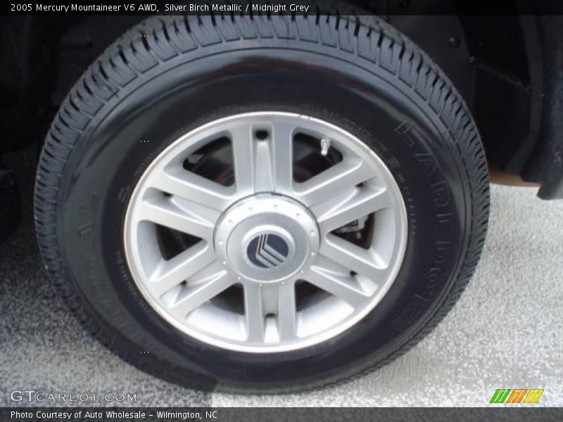 Silver Birch Metallic / Midnight Grey 2005 Mercury Mountaineer V6 AWD