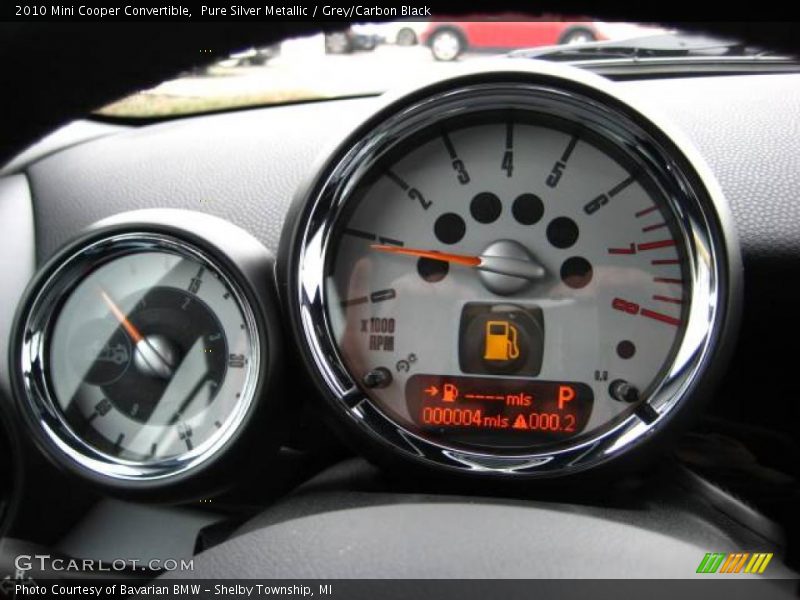 Pure Silver Metallic / Grey/Carbon Black 2010 Mini Cooper Convertible