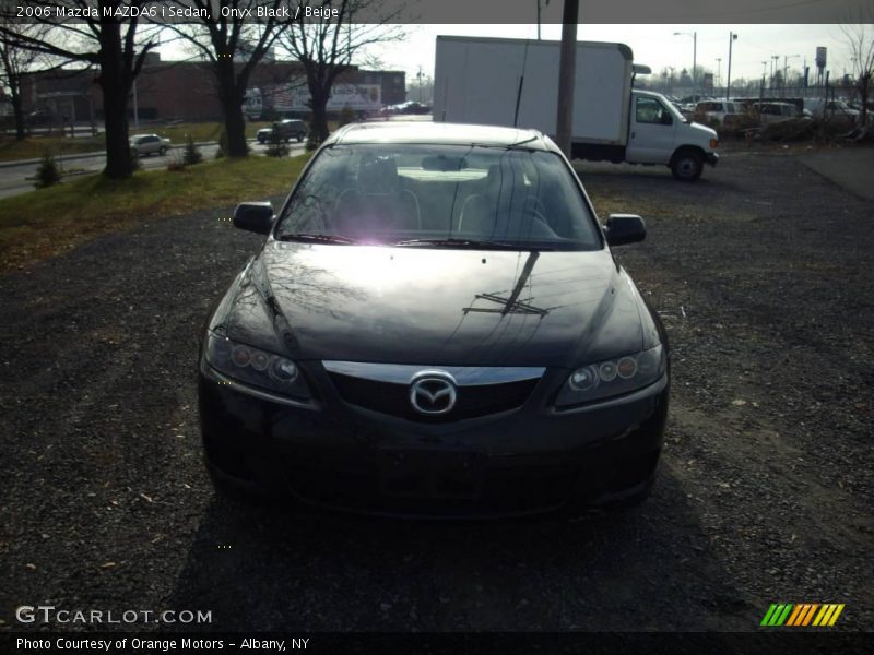 Onyx Black / Beige 2006 Mazda MAZDA6 i Sedan