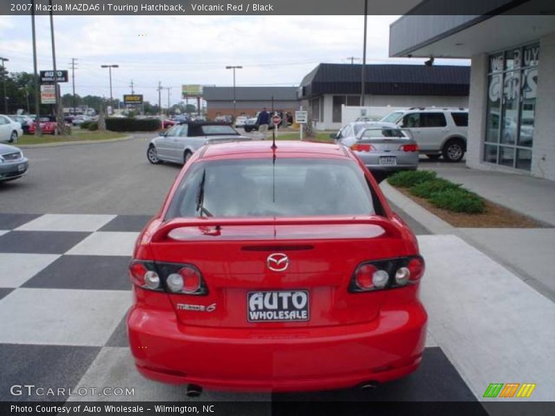 Volcanic Red / Black 2007 Mazda MAZDA6 i Touring Hatchback