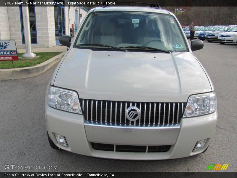 Light Sage Metallic / Pebble 2007 Mercury Mariner Luxury 4WD