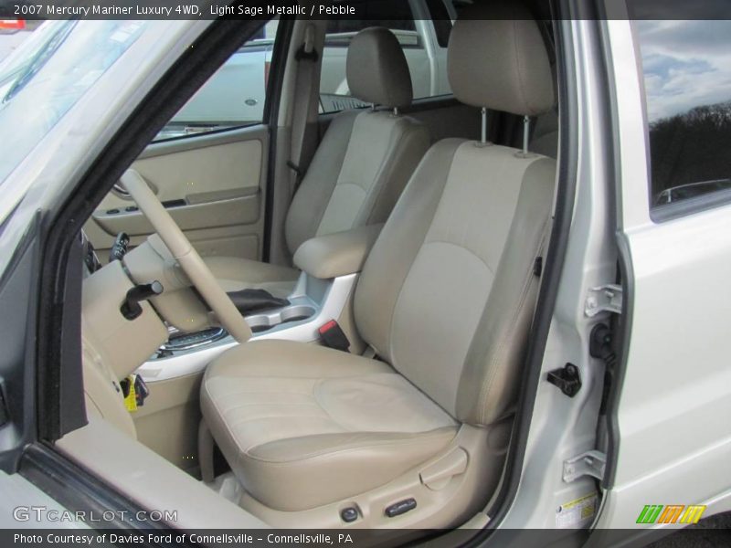 Light Sage Metallic / Pebble 2007 Mercury Mariner Luxury 4WD