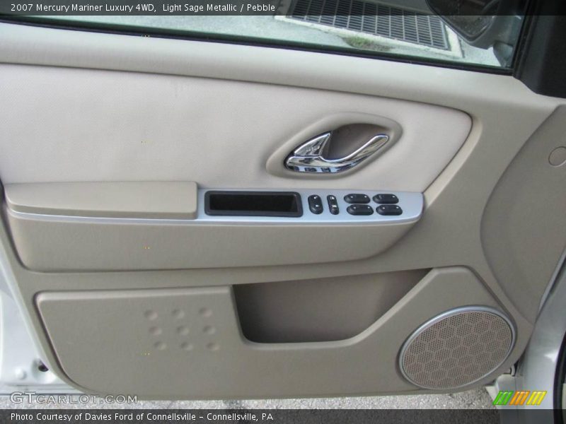 Light Sage Metallic / Pebble 2007 Mercury Mariner Luxury 4WD