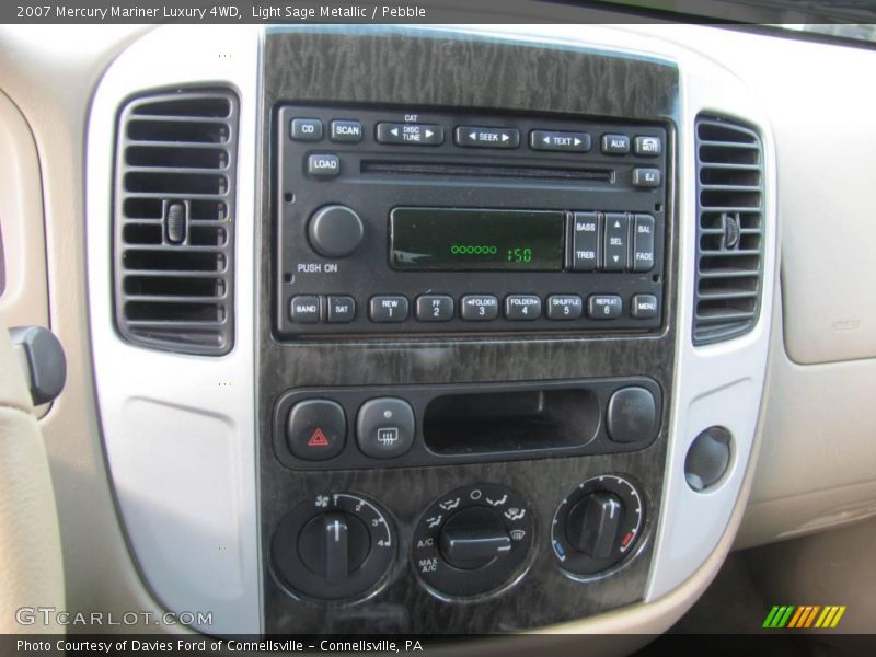 Light Sage Metallic / Pebble 2007 Mercury Mariner Luxury 4WD