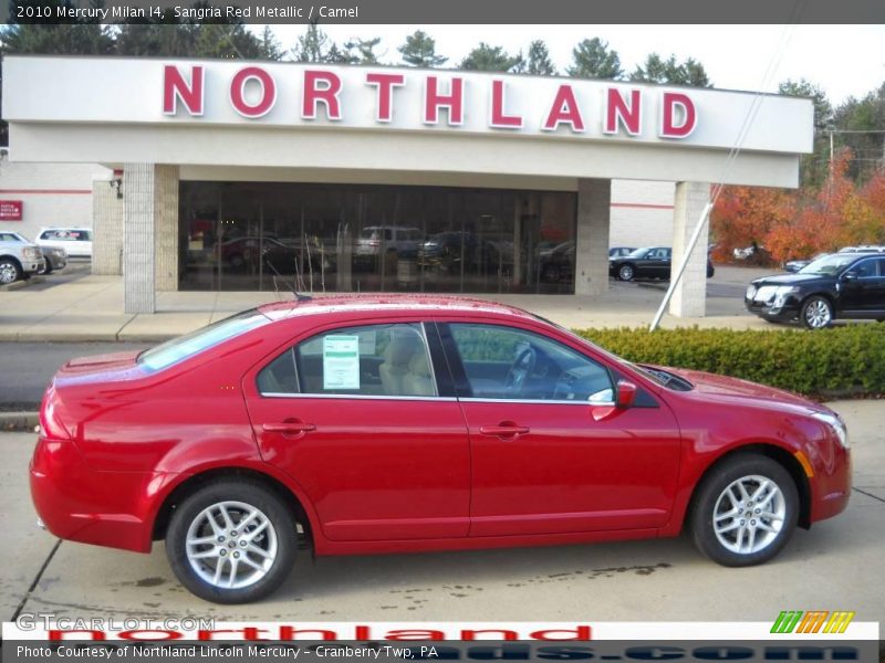 Sangria Red Metallic / Camel 2010 Mercury Milan I4