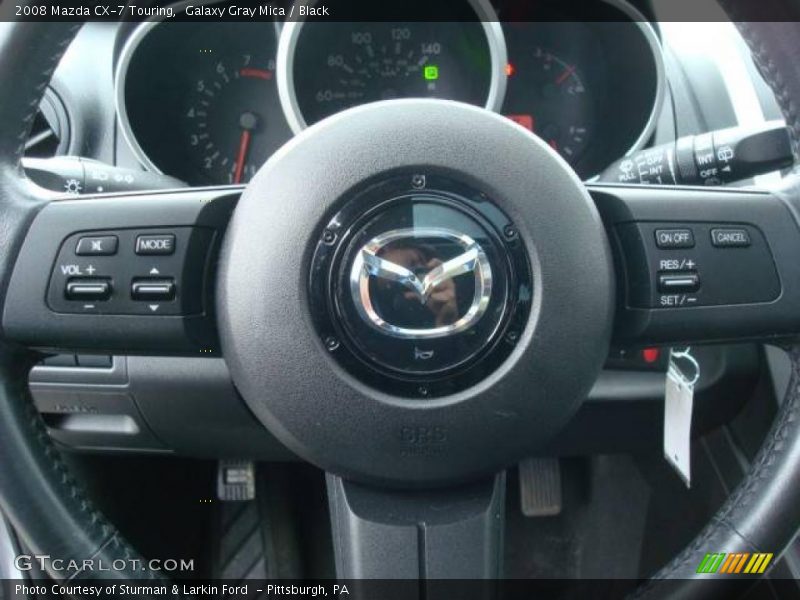 Galaxy Gray Mica / Black 2008 Mazda CX-7 Touring