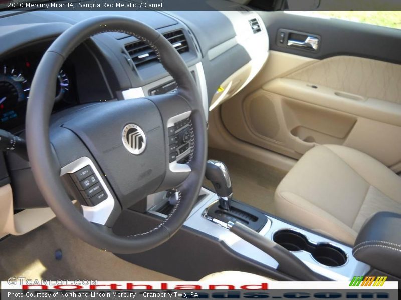 Sangria Red Metallic / Camel 2010 Mercury Milan I4