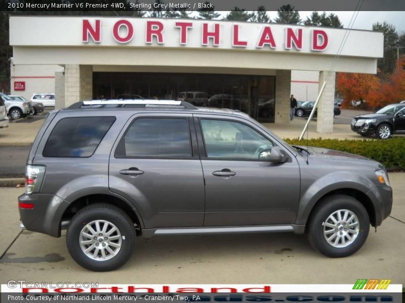 Sterling Grey Metallic / Black 2010 Mercury Mariner V6 Premier 4WD