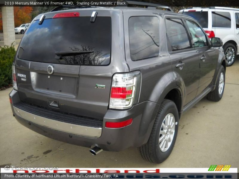 Sterling Grey Metallic / Black 2010 Mercury Mariner V6 Premier 4WD