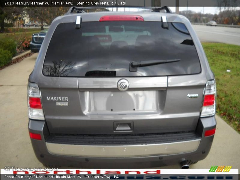 Sterling Grey Metallic / Black 2010 Mercury Mariner V6 Premier 4WD