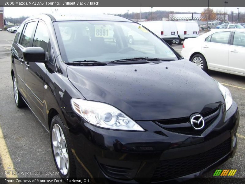 Brilliant Black / Black 2008 Mazda MAZDA5 Touring