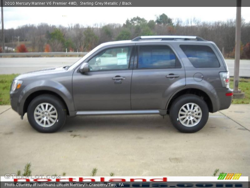 Sterling Grey Metallic / Black 2010 Mercury Mariner V6 Premier 4WD