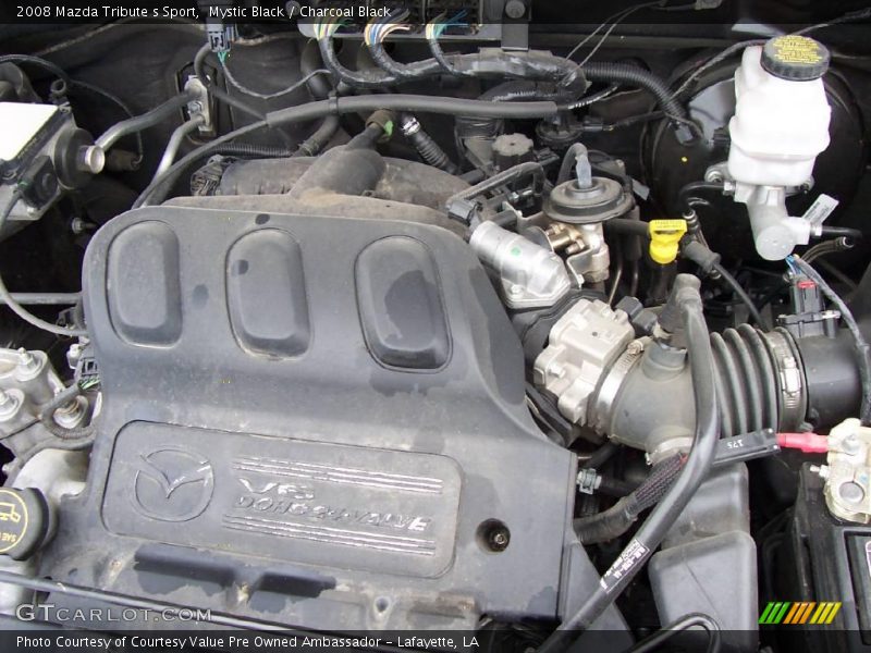 Mystic Black / Charcoal Black 2008 Mazda Tribute s Sport