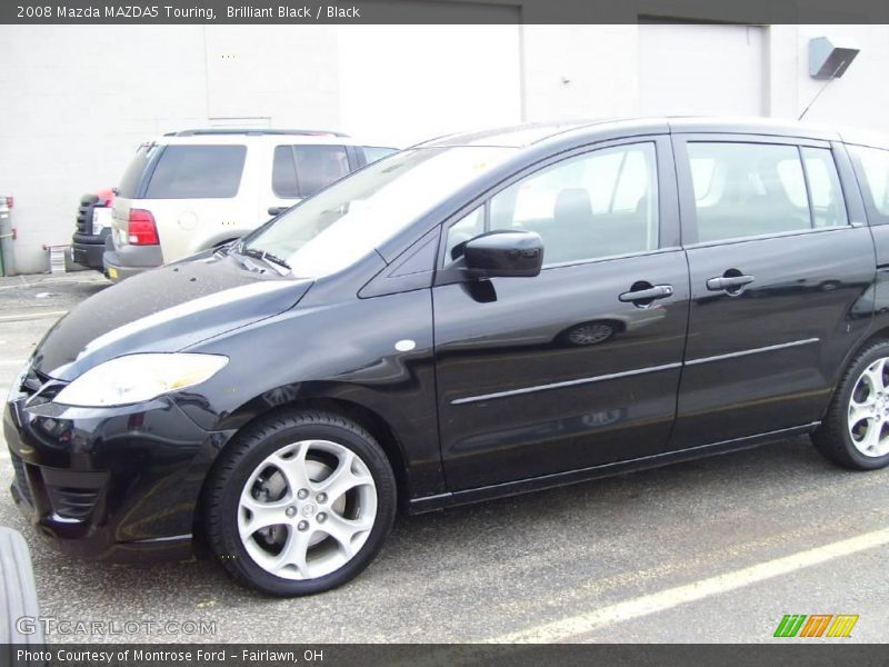 Brilliant Black / Black 2008 Mazda MAZDA5 Touring