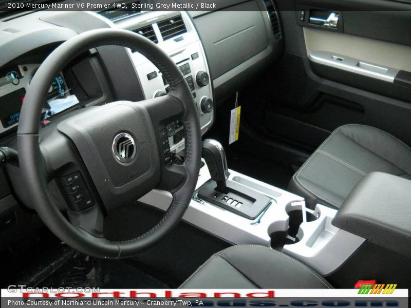 Sterling Grey Metallic / Black 2010 Mercury Mariner V6 Premier 4WD