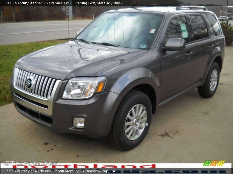 Sterling Grey Metallic / Black 2010 Mercury Mariner V6 Premier 4WD