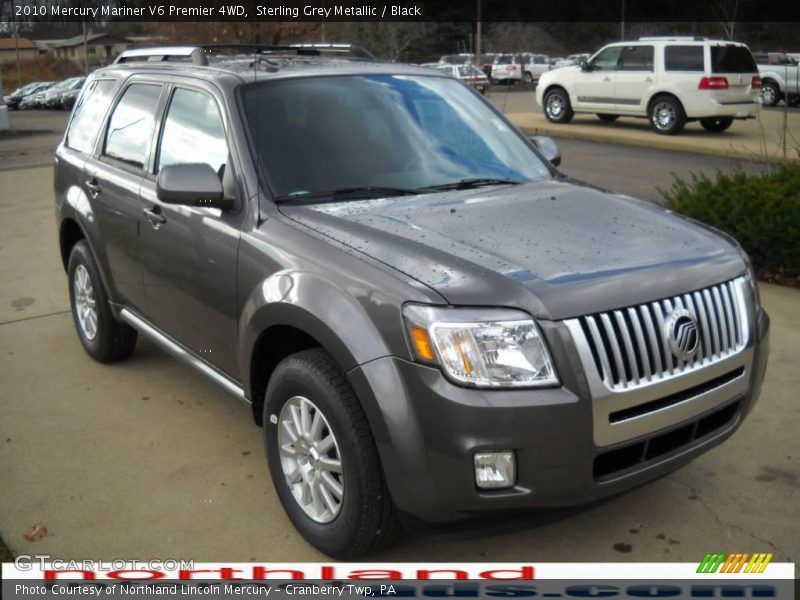 Sterling Grey Metallic / Black 2010 Mercury Mariner V6 Premier 4WD