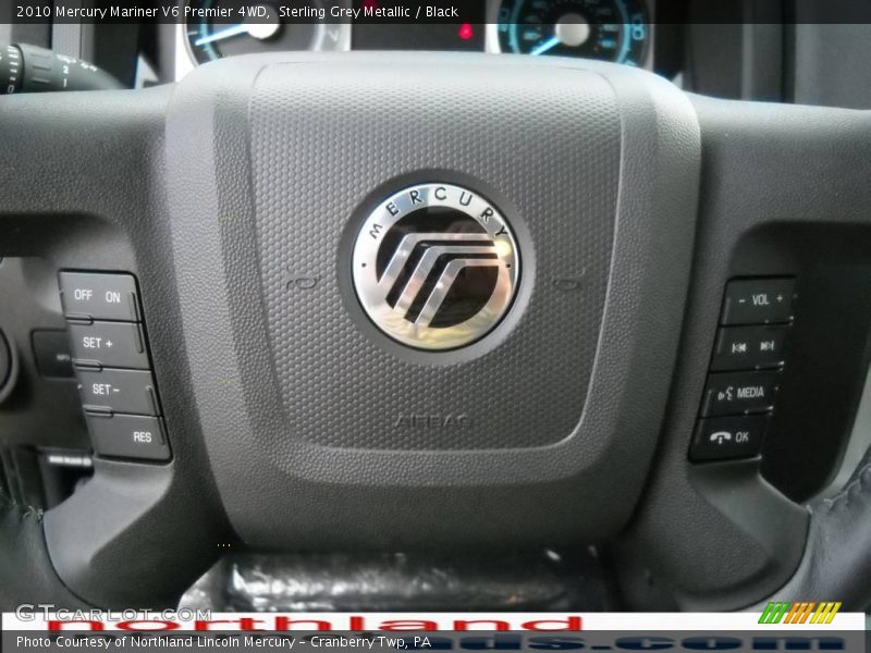 Sterling Grey Metallic / Black 2010 Mercury Mariner V6 Premier 4WD