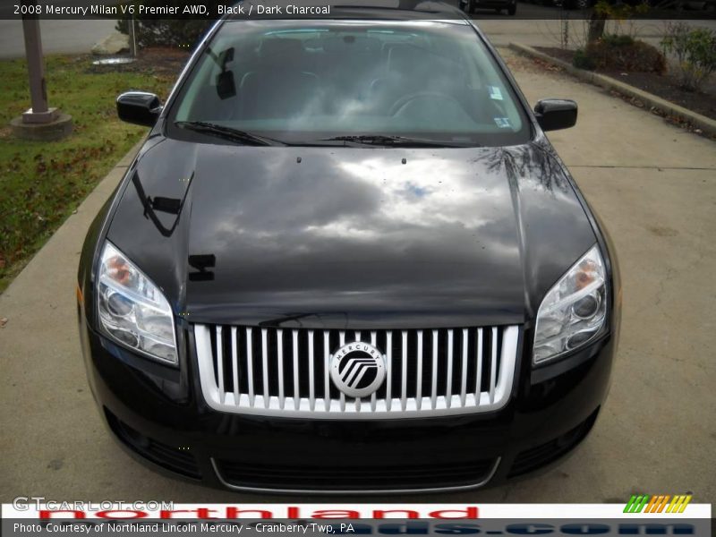 Black / Dark Charcoal 2008 Mercury Milan V6 Premier AWD