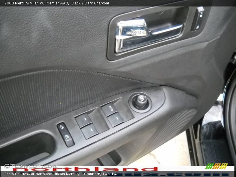 Black / Dark Charcoal 2008 Mercury Milan V6 Premier AWD
