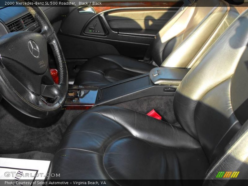 Black / Black 2000 Mercedes-Benz SL 500 Roadster