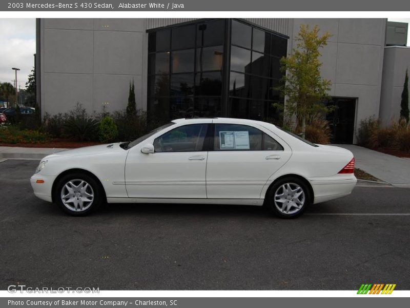 Alabaster White / Java 2003 Mercedes-Benz S 430 Sedan