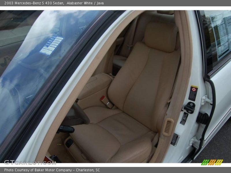 Alabaster White / Java 2003 Mercedes-Benz S 430 Sedan